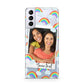 Personalised Rainbow Photo Upload Samsung S21 Plus Phone Case
