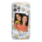 Personalised Rainbow Photo Upload iPhone 13 Pro Max TPU Impact Case with White Edges