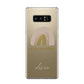 Personalised Rainbow Samsung Galaxy Note 8 Case