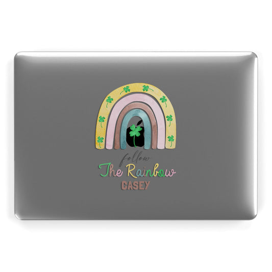 Personalised Rainbow Shamrock Apple MacBook Case