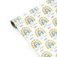 Personalised Rainbow Shamrock Personalised Gift Wrap