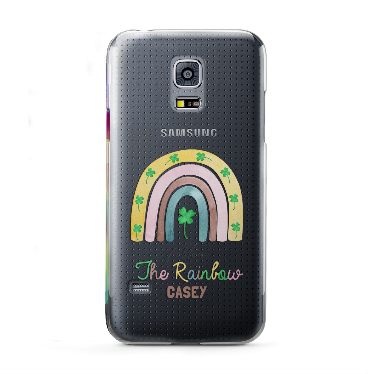 Personalised Rainbow Shamrock Samsung Galaxy S5 Mini Case