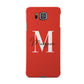 Personalised Red Name and Initial Samsung Galaxy Alpha Case