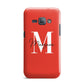 Personalised Red Name and Initial Samsung Galaxy J1 2016 Case