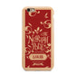 Personalised Red North Pole Apple iPhone 6 3D Tough Case