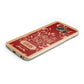 Personalised Red North Pole Samsung Galaxy Case Bottom Cutout