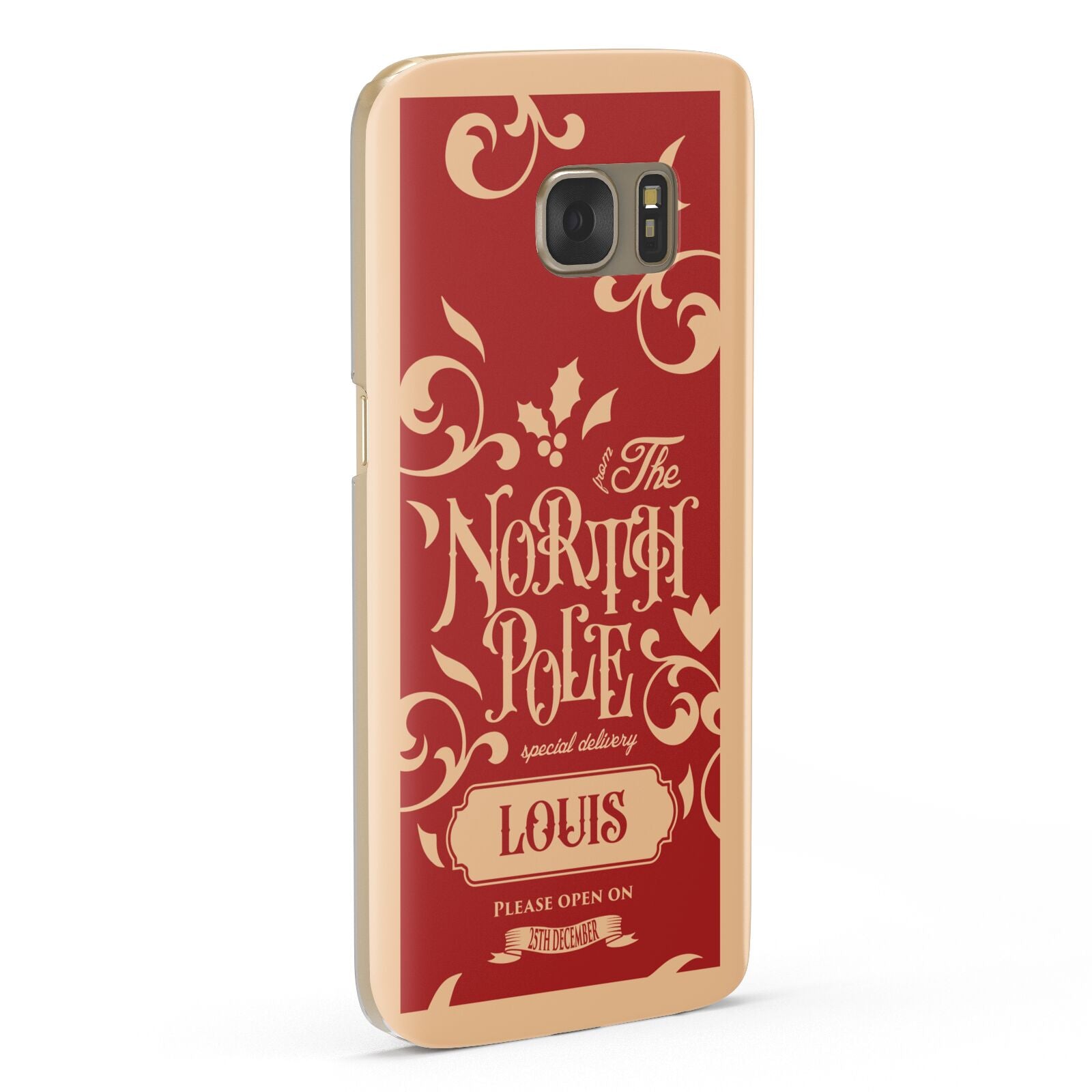 Personalised Red North Pole Samsung Galaxy Case Fourty Five Degrees