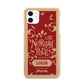 Personalised Red North Pole iPhone 11 3D Snap Case