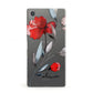 Personalised Red Roses Floral Name Sony Xperia Case