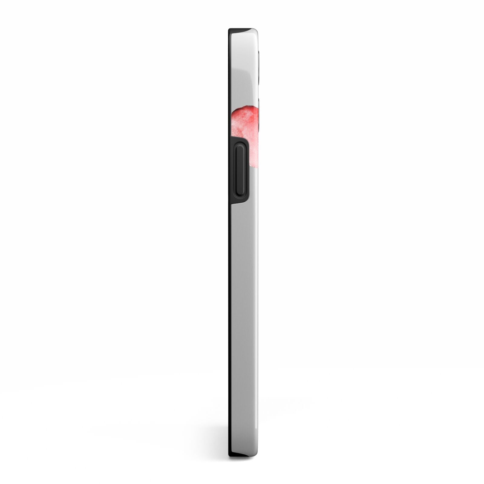 Personalised Red Roses Floral Name iPhone 13 Pro Max Side Image 3D Tough Case