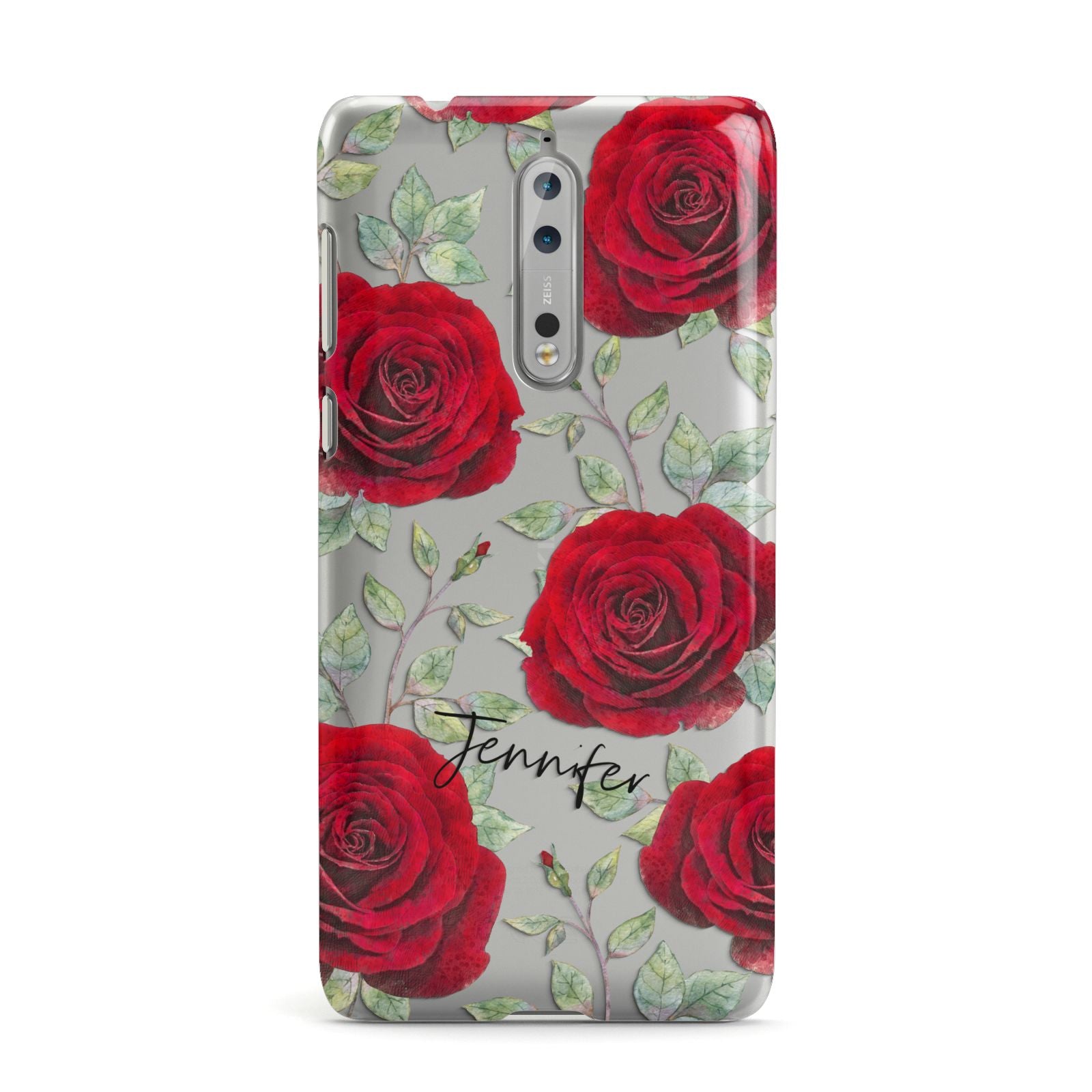 Personalised Red Roses Nokia Case