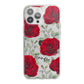 Personalised Red Roses iPhone 13 Pro Max TPU Impact Case with White Edges