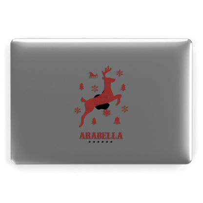 Personalised Reindeer Apple MacBook Case
