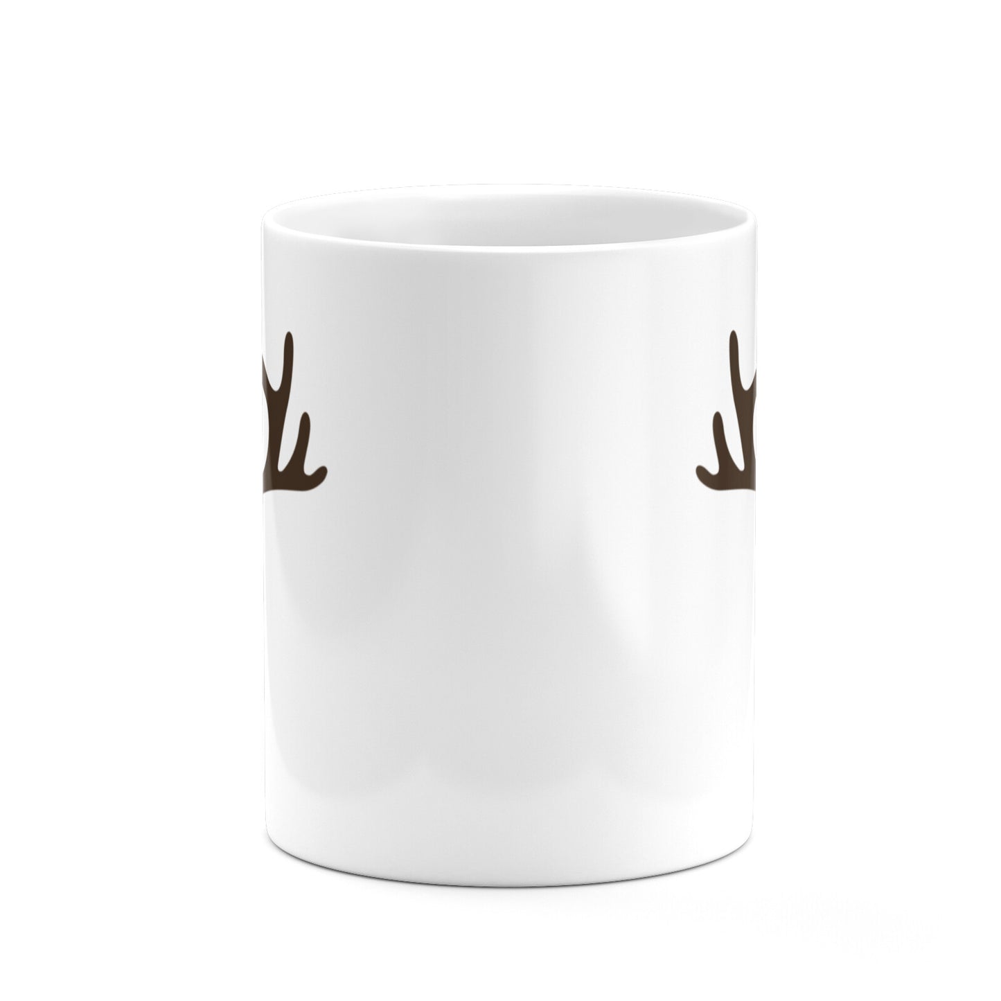 Personalised Reindeer Face 10oz Mug Alternative Image 7
