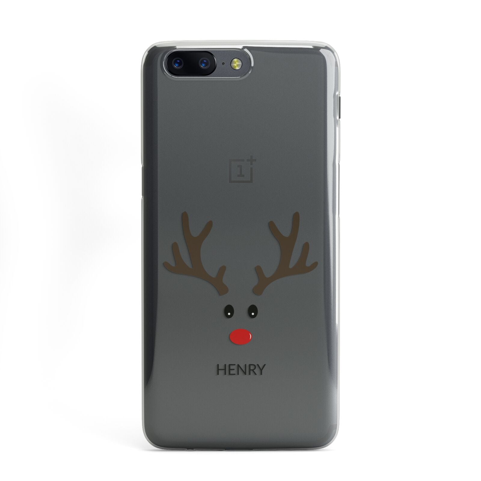 Personalised Reindeer Face OnePlus Case