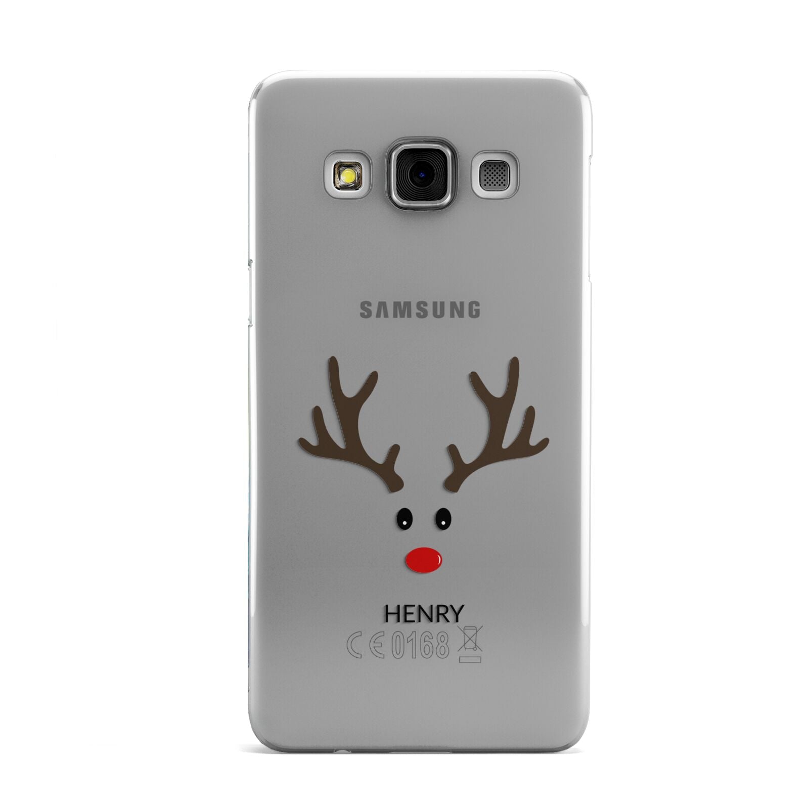 Personalised Reindeer Face Samsung Galaxy A3 Case