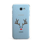Personalised Reindeer Face Samsung Galaxy A7 2017 Case