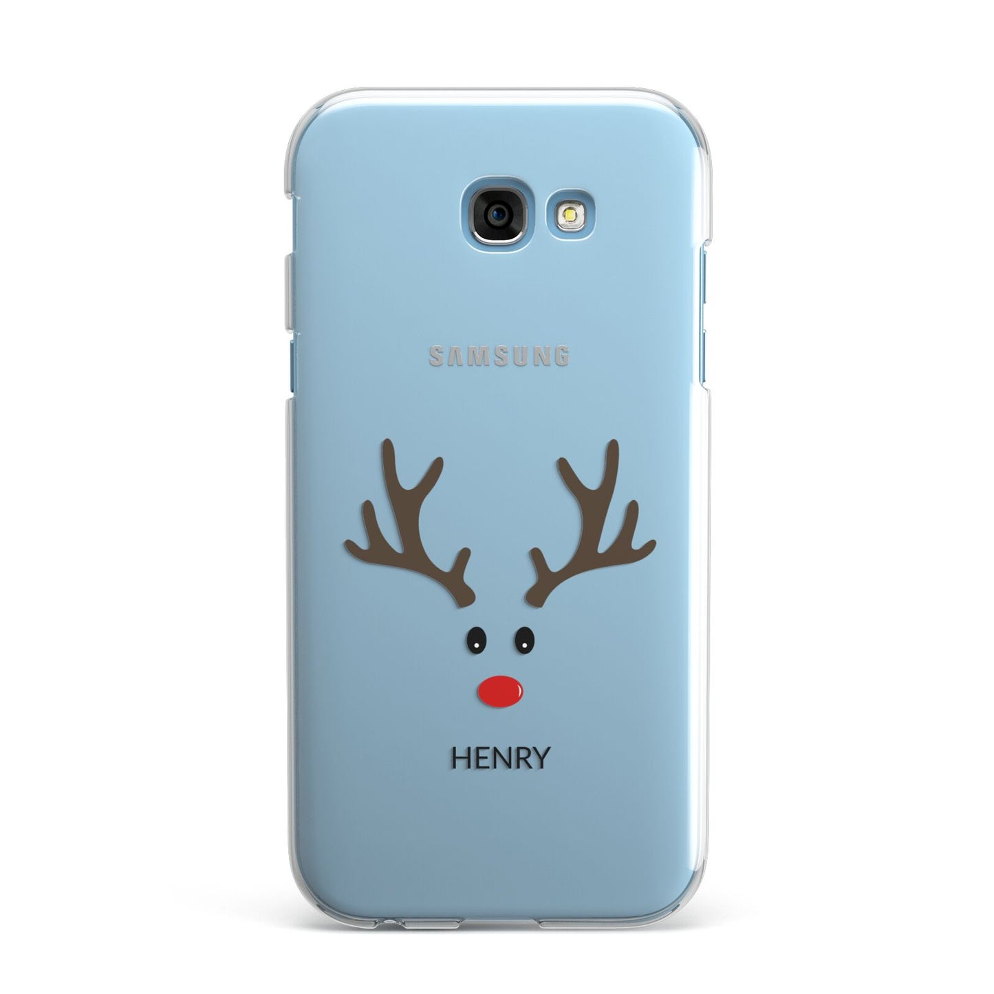 Personalised Reindeer Face Samsung Galaxy A7 2017 Case
