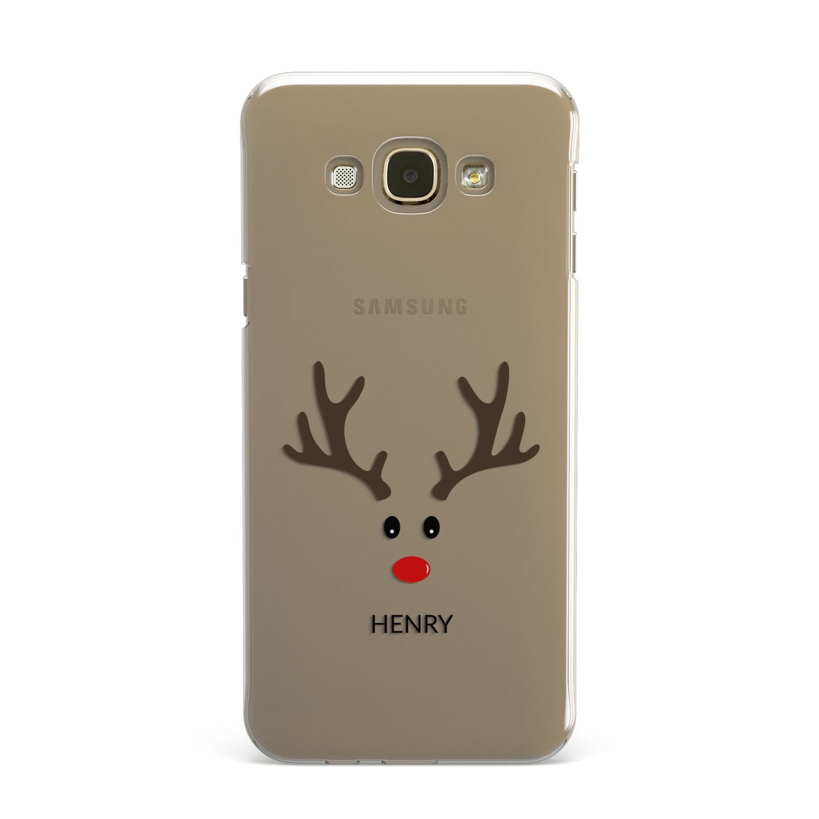 Personalised Reindeer Face Samsung Galaxy A8 Case