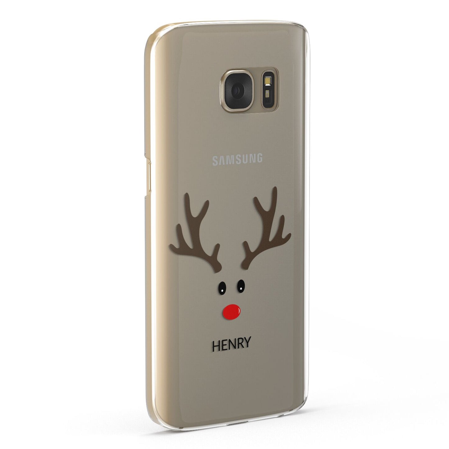 Personalised Reindeer Face Samsung Galaxy Case Fourty Five Degrees