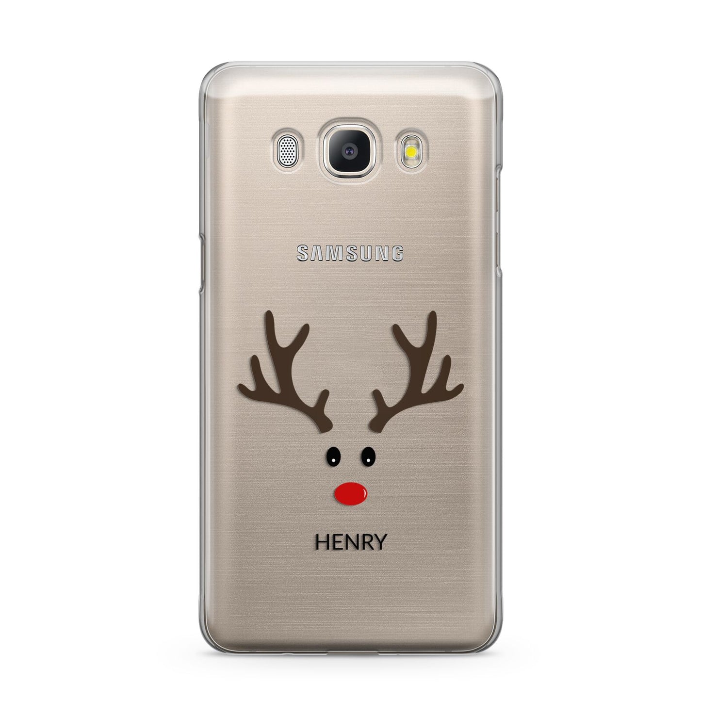 Personalised Reindeer Face Samsung Galaxy J5 2016 Case