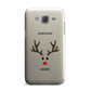 Personalised Reindeer Face Samsung Galaxy J7 Case