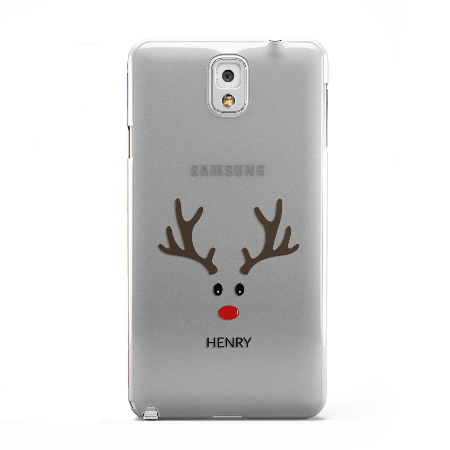 Personalised Reindeer Face Samsung Galaxy Note 3 Case