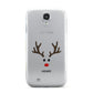 Personalised Reindeer Face Samsung Galaxy S4 Case