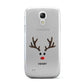 Personalised Reindeer Face Samsung Galaxy S4 Mini Case