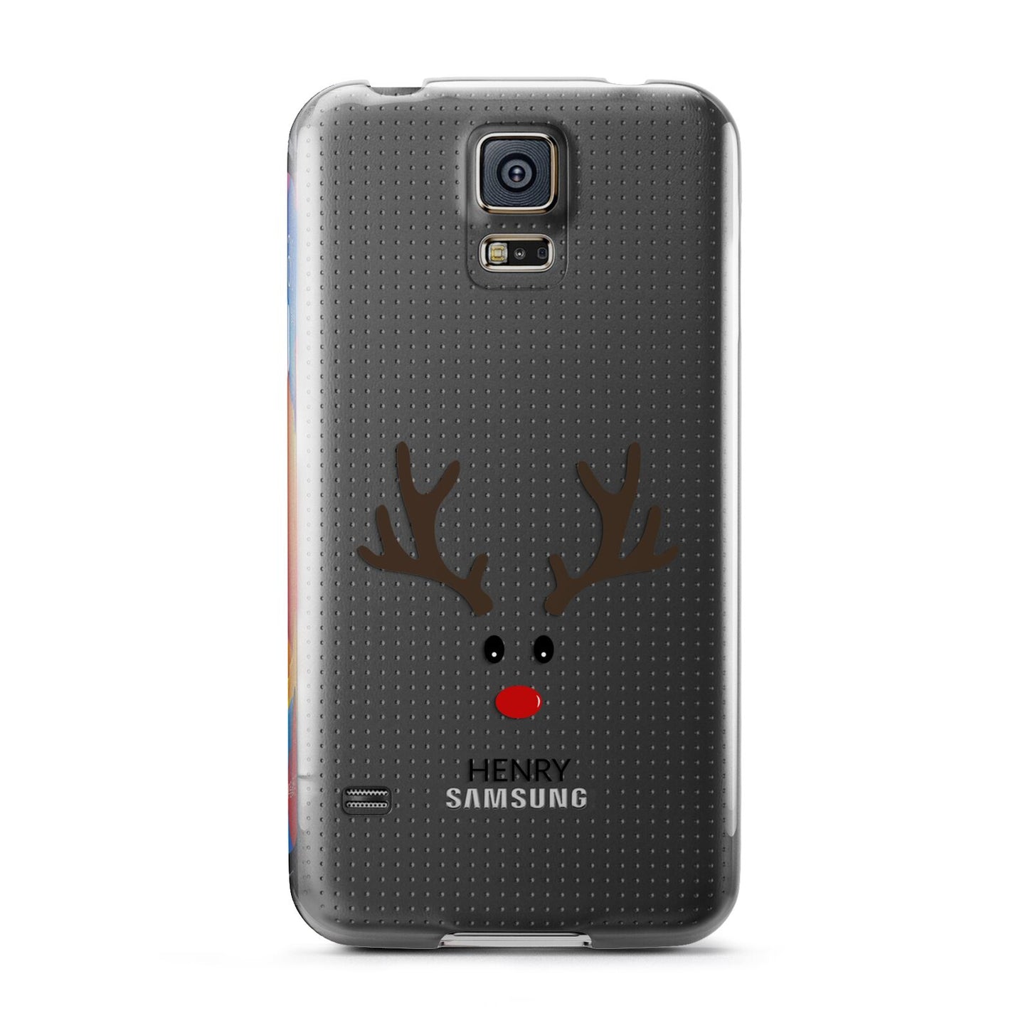 Personalised Reindeer Face Samsung Galaxy S5 Case