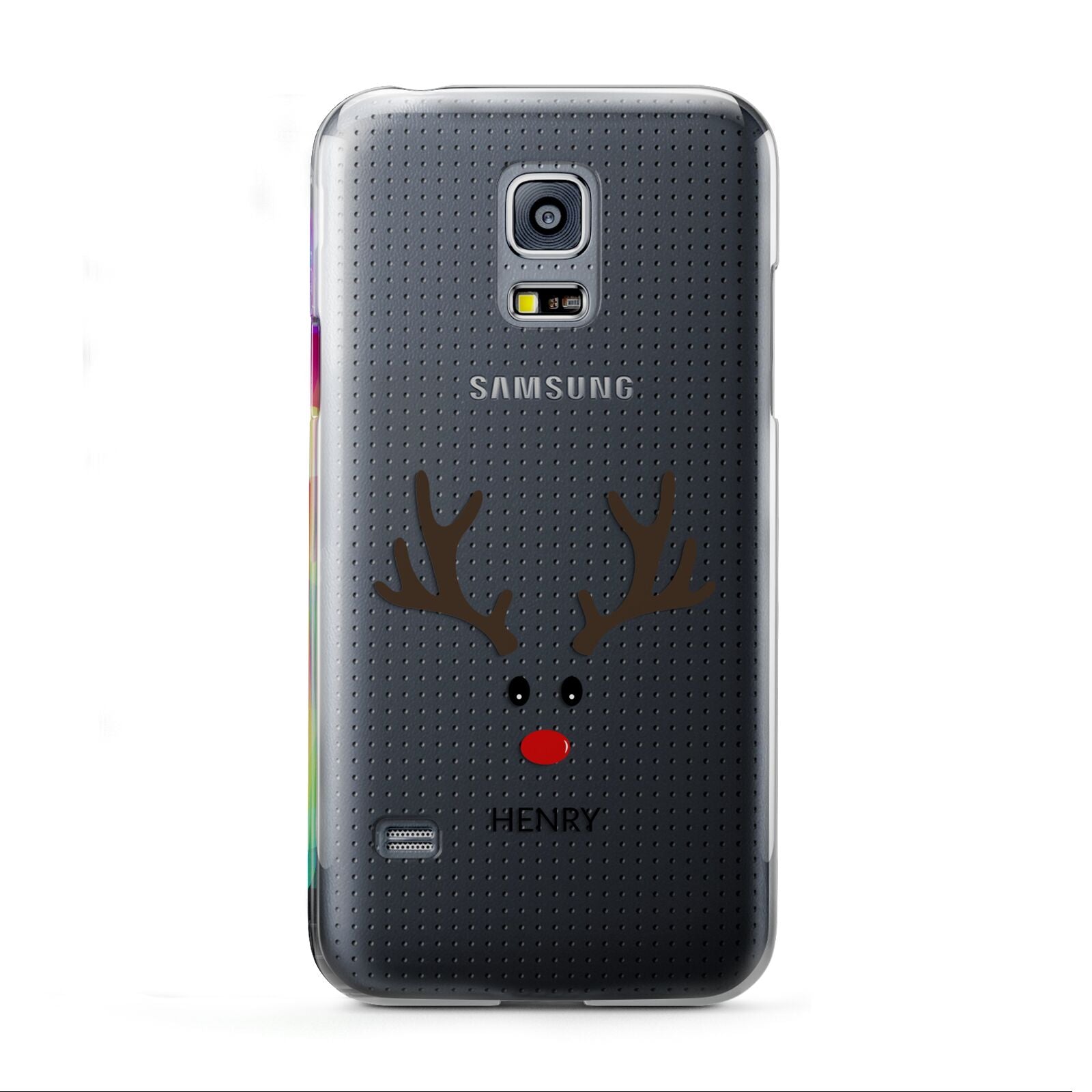 Personalised Reindeer Face Samsung Galaxy S5 Mini Case