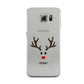 Personalised Reindeer Face Samsung Galaxy S6 Case