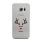 Personalised Reindeer Face Samsung Galaxy S6 Edge Case