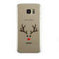 Personalised Reindeer Face Samsung Galaxy S7 Edge Case