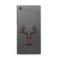 Personalised Reindeer Face Sony Xperia Case