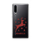 Personalised Reindeer Huawei P30 Phone Case