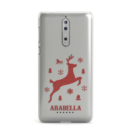 Personalised Reindeer Nokia Case