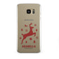 Personalised Reindeer Samsung Galaxy S7 Edge Case
