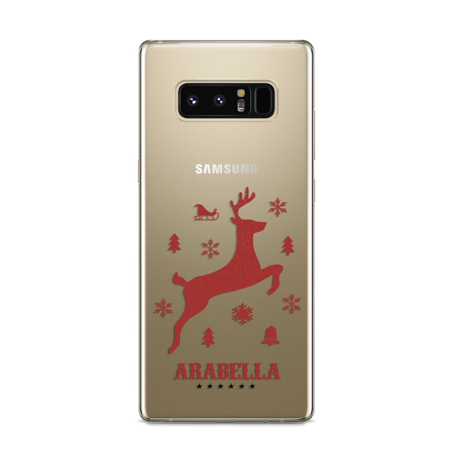 Personalised Reindeer Samsung Galaxy S8 Case