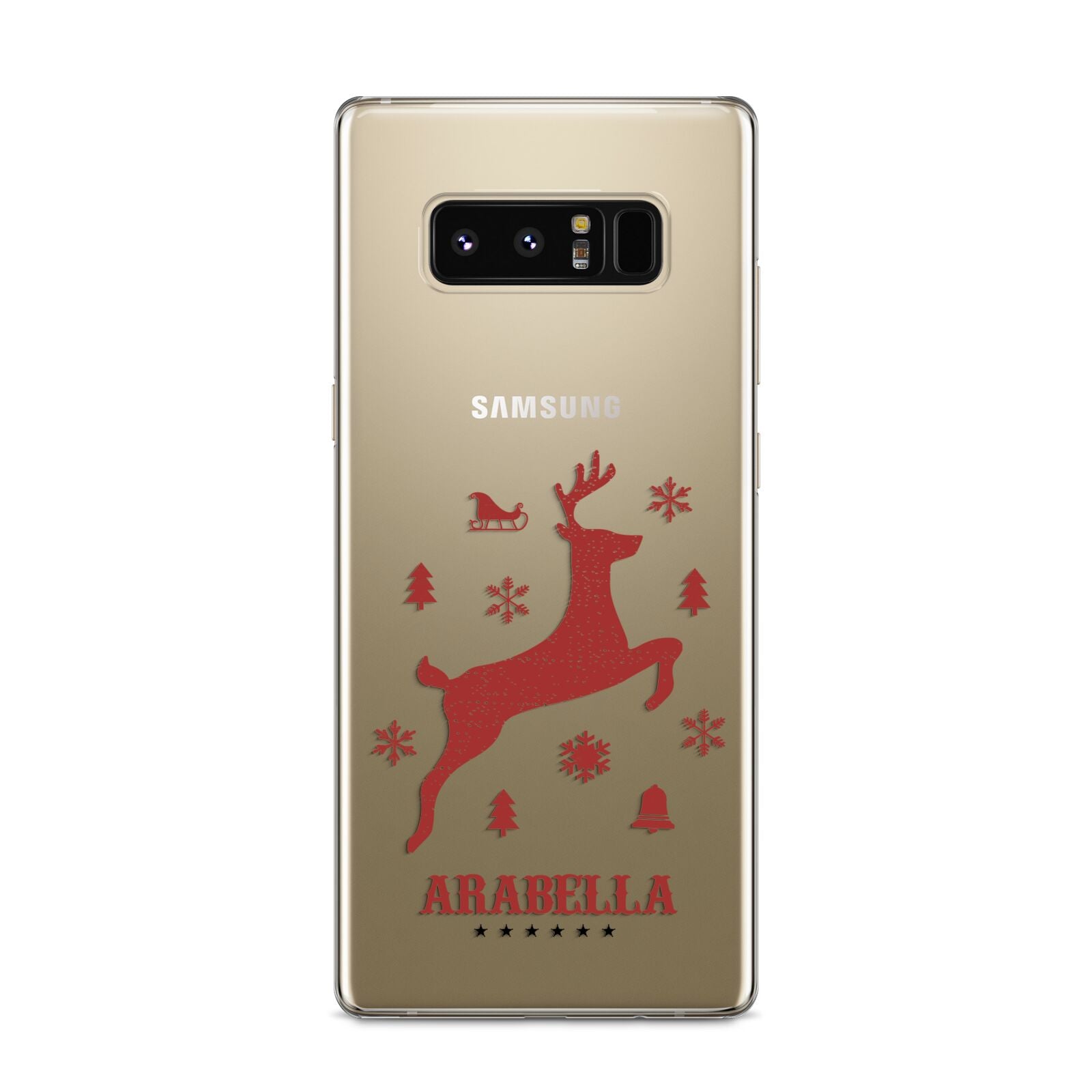 Personalised Reindeer Samsung Galaxy S8 Case