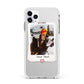 Personalised Retro Photo Apple iPhone 11 Pro Max in Silver with White Impact Case