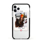 Personalised Retro Photo Apple iPhone 11 Pro in Silver with Black Impact Case
