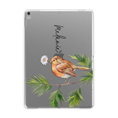 Personalised Robin Apple iPad Silver Case