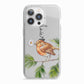 Personalised Robin iPhone 13 Pro TPU Impact Case with White Edges