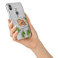 Personalised Robin iPhone X Bumper Case on Silver iPhone Alternative Image 2