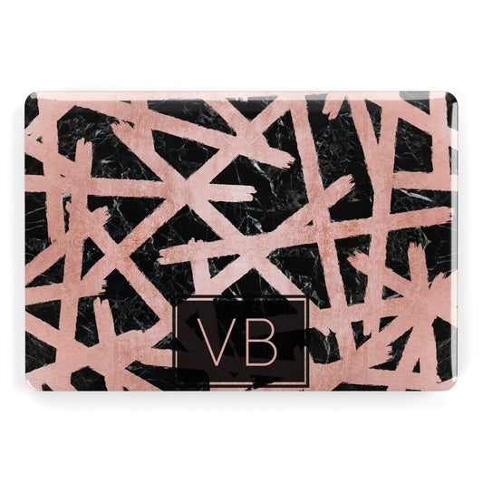 Personalised Rose Gold Effect Apple MacBook Case