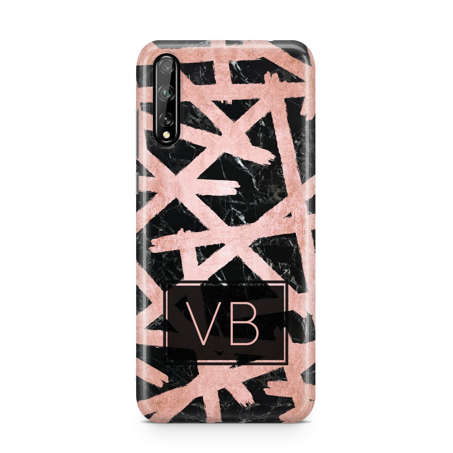 Personalised Rose Gold Effect Huawei Enjoy 10s Phone Case