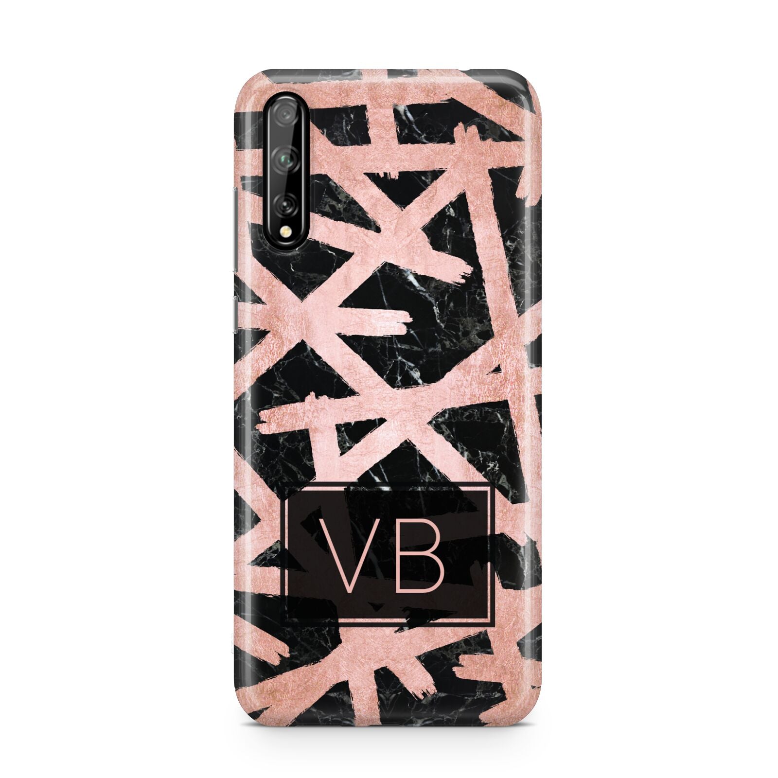 Personalised Rose Gold Effect Huawei Enjoy 10s Phone Case
