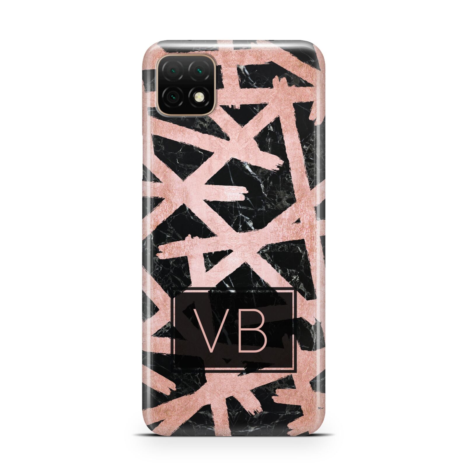 Personalised Rose Gold Effect Huawei Enjoy 20 Phone Case