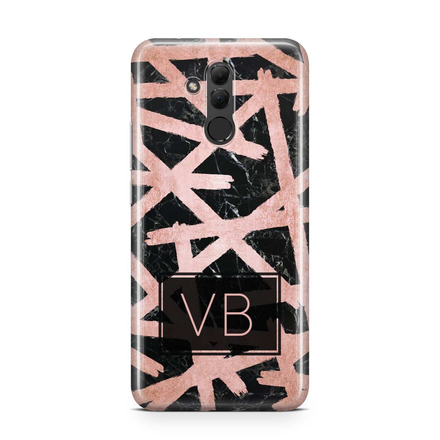 Personalised Rose Gold Effect Huawei Mate 20 Lite